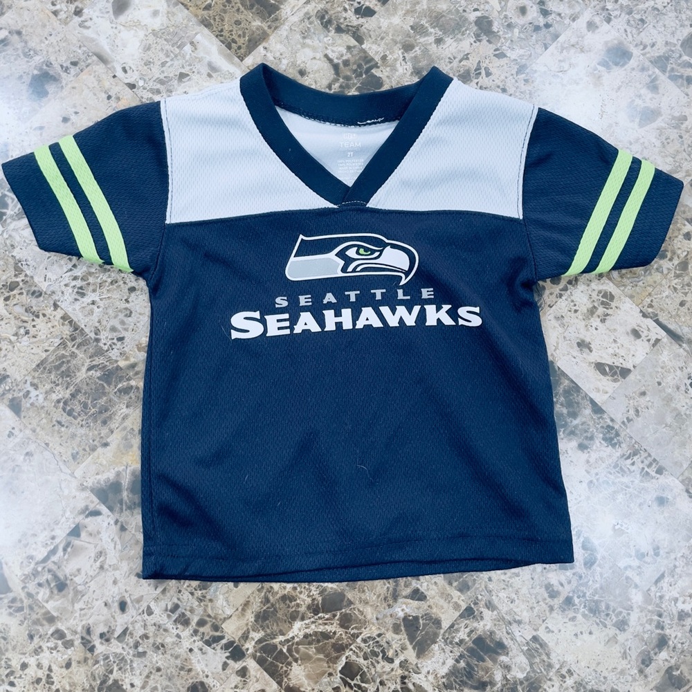 NFL Seattle Seahawks Toddler Jersey 2T shirt top